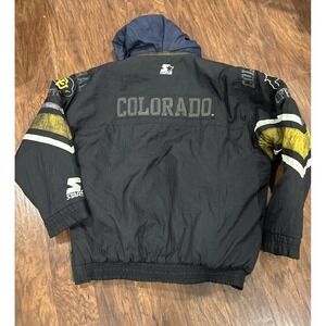 Starter Jacket Colorado With Hood Men Size L